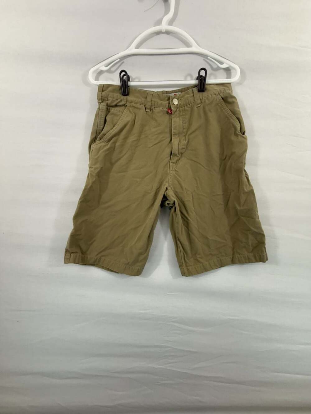Quiksilver Men's Khaki Brown Cargo Utility Shorts Size 31